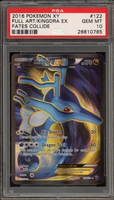 Pokemon Kingdra EX XY Fates Collide Full Art #122 PSA 10 Gem Mint - Image 1 of 2