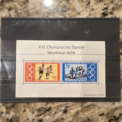 Germany 1976 MNH Mi Block. Games. Montreal. Olympische Spiele 1976 - Image 1 of 2