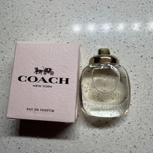 COACH NEW YORK Eau De Toilette Mini Splash PARA MUJER 0,15 OZ/4,5 ml TAMAÑO DE VIAJE - Imagen 1 de 1