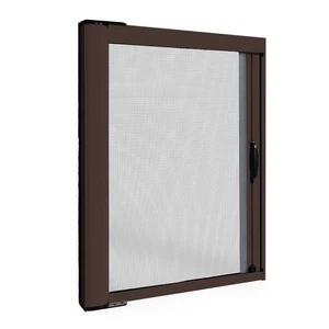 Zanzariere a rullo con cassonetto da 32mm apertura laterale 160x250 Marrone - Bild 1 von 6