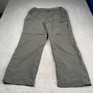 Venturing BSA Uniform Switchback Pants Womens Large Green Convertible 30' Inseam - Picture 1 of 15