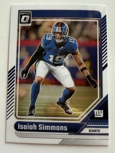 2024 Panini Donruss Optic #149 Isaiah Simmons New York Giants - Bild 1 von 2