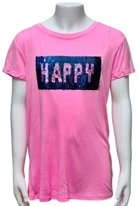 NEXT Kids Girls Lovely Short Sleeve Pink Pullover 100% Viscose T-Shirt Top - Picture 1 of 2