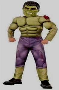 Avenger Hulk Edad de Ultrón Niño 8-10 Músculo Pecho Disfraz Nueva Cartera de Bonificación - Imagen 1 de 3
