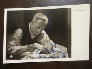 Carl Boese † 1958 (Regisseur) - Autogrammkarte 50ger Jahre (1956) - Bild 1 von 1