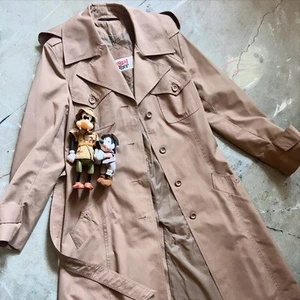 Vintage Trench, 80s 90s, Jackets Coats, Hooded, Fitted RARE - Picture 1 of 7