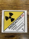 Back to the Future Radioactive Plutonium Case Prop Stickers Set