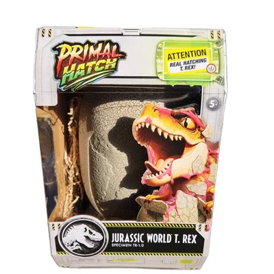 Figura Huevo Dinosaurio Jurassic World Park Primal Hatch T-REX Tyrannosaurus Rex Nueva Foto 1 de 4