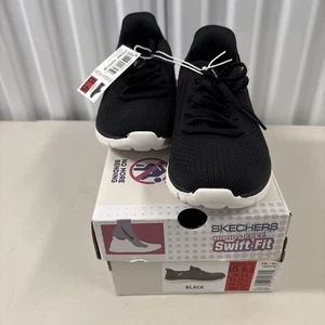 Zapatillas para mujer Skechers Swift Fit manos libres EE. UU. 6/UE 36,5 negras 1855138 caja nueva - Imagen 1 de 9