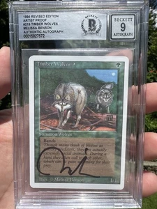 TIMBER WOLVES, ARTIST PROOF, REVISED ENGLISH, 1994 MTG, BAS 9 - Bild 1 von 3