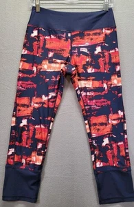 Kyodan Women's Red Blue Geometric Activewear Leggings Womens Size Medium - Picture 1 of 9
