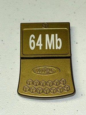 Intec 64MB GOLD Memory Card for Nintendo Gamecube Gaming Console System - Image 1 of 2