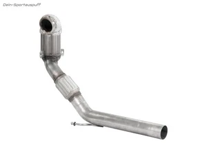 HJS Edelstahl Ø76mm Downpipe mit Kat Seat Leon 5F inkl. Cupra - Bild 1 von 7