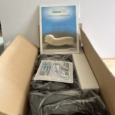 Novo TEMPUR PEDIC Advanced Ergo System conjunto de 6 pernas de cama com rodízios e acessórios - Imagem 1 de 4