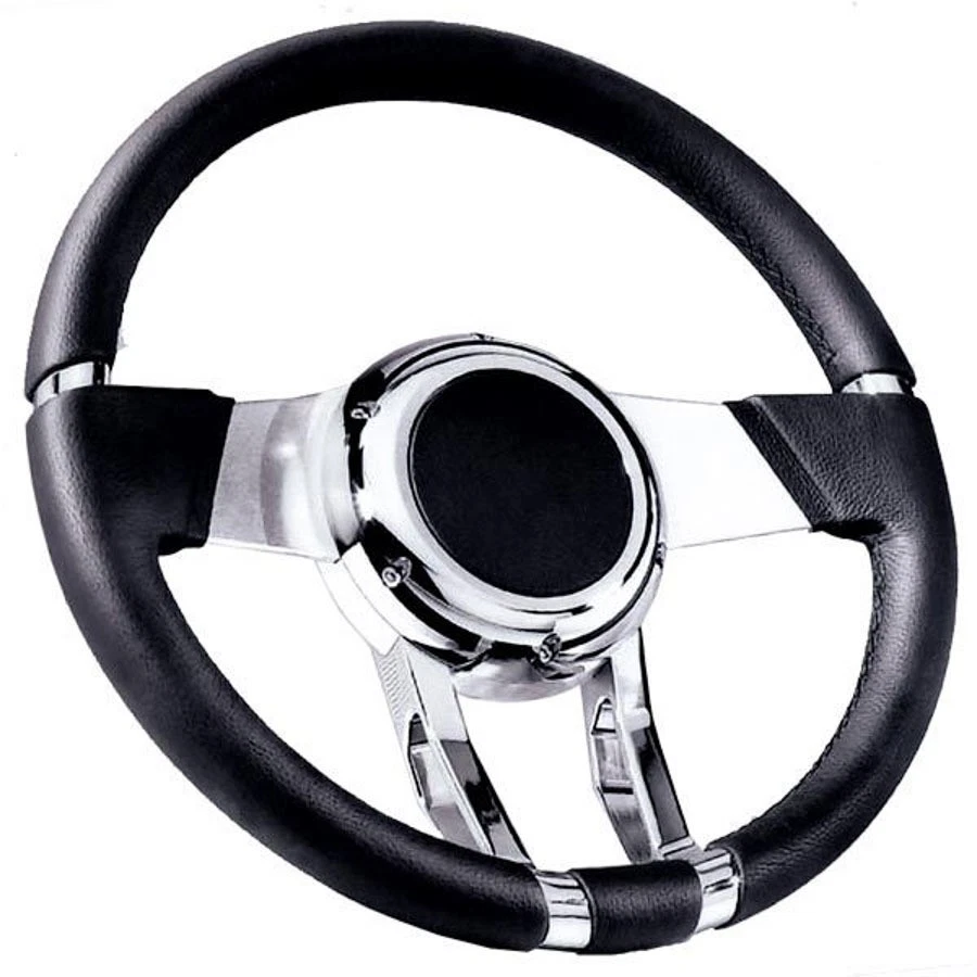 FLAMING RIVER WaterFall Steering Wheel Black FR20150 Foto 1 de 1
