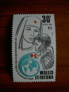 Wallis et Futuna 377 ** luxe sans charnière Croix Rouge Infirmière 1988 - Picture 1 of 1