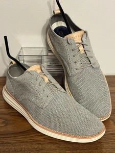 Cole Haan OriginalGrand Grey Stichlite Dress Shoes Oxford C29734 Mens Size 11 M - Picture 1 of 7