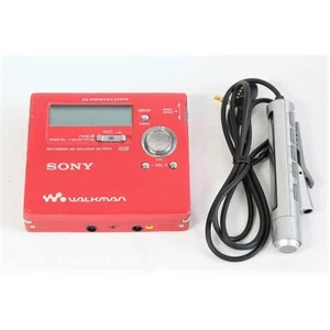 Sony MZ-R909 Rojo MiniDisc Grabadora MDLP Reproductor de Audio Digital Portátil - Imagen 1 de 24