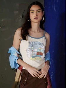 Hot Topic Studio Ghibli Spirited Away Sea Railway Trägertop Größe Medium Chihiro - Bild 1 von 8