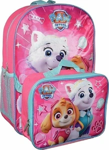 Nickelodeon Girl Paw Patrol 16" Backpack With Detachable Matching Lunch Box - Picture 1 of 4