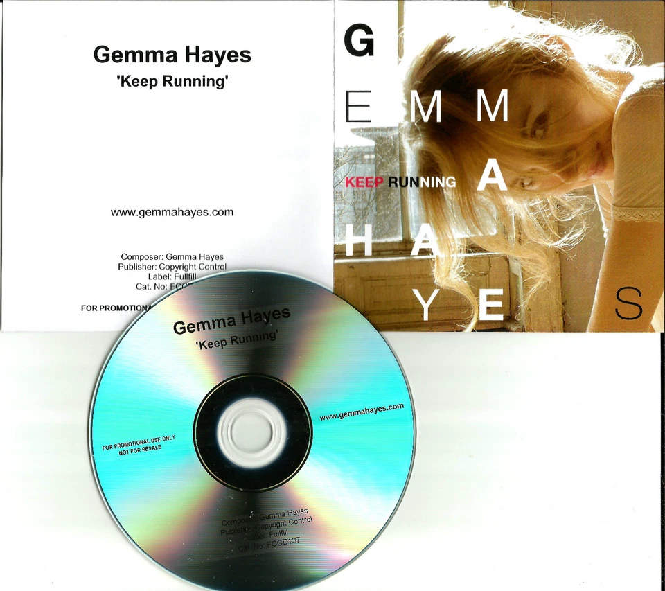 Cake Sale GEMMA HAYES Keep Running UK TST PRESS PROMO DJ CD single USA SELLER - Image 1 of 1