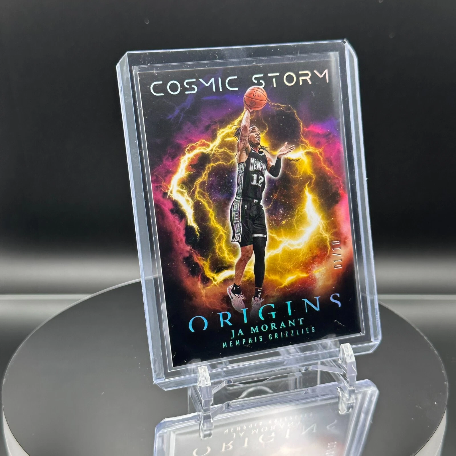 2023-24 Cosmic Storm Ja Morant /10 Gold Grizzlies  #7 Origins