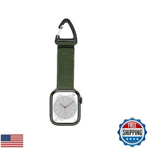 Nylon Strap Compatible with Apple Watch Fob Clip Holder Carabiner,Military Ta - Picture 1 of 5