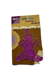 Joycrafts Schneide-Prägeschablone Weihnachten SCHNEEMANN Zugabe von Stampin UP - Bild 1 von 3