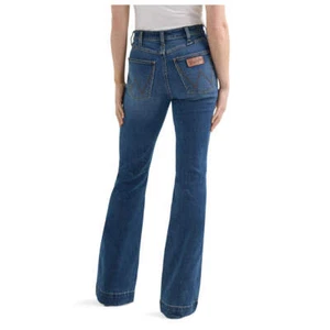 112359387 Wrangler Jeans Pantaloni Alti Donna Retro® Bailey - Vivianna NUOVO - Foto 1 di 31