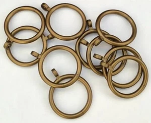 Bronze Kunststoff Gardinenringe geeignet für 16mm - 23mm Gardinenstange - Bild 1 von 1
