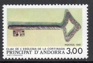 ANDORRA (FRANCÉS) MNH 1987 SGF397 Llave Iglesia La Corinada - Imagen 1 de 1