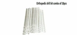 Orthopädischer Knochenbohrer Packung mit 18-tlg Edelstahl Chirurgisches Instr... - Bild 1 von 5