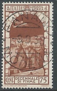1934 REGNO POSTA AEREA USATO FIUME 75 CENT - AS - Imagen 1 de 1