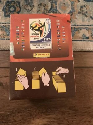 panini south africa 2010 world cup sticker box 100 packs factory sealed