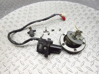2004 04-09 Yamaha FZ6 FZ6R FZ6RC Ignition Switch Lock Set Gas Cap With Key - Image 1 of 4