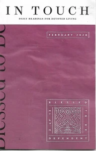 IN TOUCH DAILY READINGS FOR DEVOTED LIVING - FEBRUARY 2020 - Picture 1 of 2