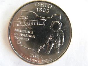 1 ROLL 2002-P Ohio Quarter BU - Picture 1 of 6