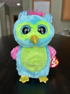 Ty 2013 OPAL Owl Beanie Boo -  Justice Store Exclusive 6” RARE with Tag - Picture 1 of 11