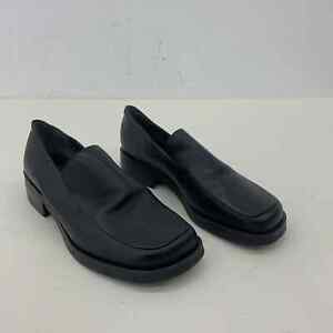 Franco Sarto Flex Black Leather Loafer - Women's Size 7.5 W