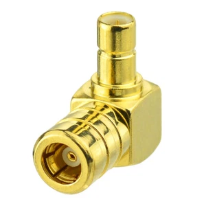 2x SMB Male to Female Right Angle Connector Fakra Adapter for DAB Digital Radio - Picture 1 of 3