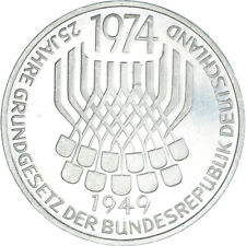 [#1141324] Moneta, Niemcy - RFN, 5 Mark, 1974, Stuttgart, Germany, MS(63), Srebr