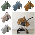 Organic Cotton Baby Car Seat Cover Breathable Stroller Cover Canopy Cover