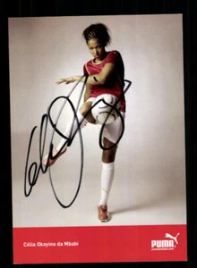 Tarjeta de autógrafo Celia Okoyino da Mbabi DFB jugadora nacional original + A 214687 - Imagen 1 de 2