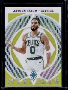 2023-24 Panini Phoenix #19 Jayson Tatum SN Mystique Yellow 13/35 - Picture 1 of 2