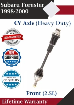 Nuevo eje CV delantero OE para Subaru Forester 1998-2000 2,5 L HD garantía de por vida Foto 1 de 4