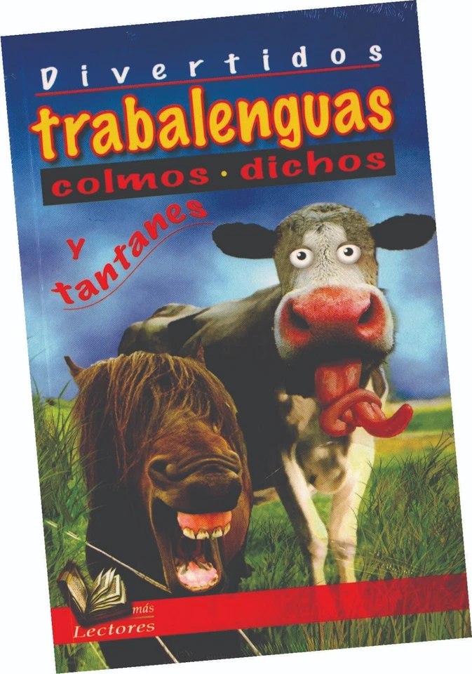 LIBRO "DIVERTIDOS TRABALENGUAS, COLMOS, DICHOS Y TANTANES", EN ESPAÑOL - Image 1 of 1