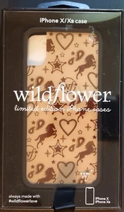 Wildflower iPhone X/Xs Case Limited Edition Horses, Hearts, Stars - Picture 1 of 4