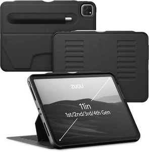 iPad Pro 11 Inch Case 1st/2nd/3rd/4th Generation Case Stealth Black - Picture 1 of 7