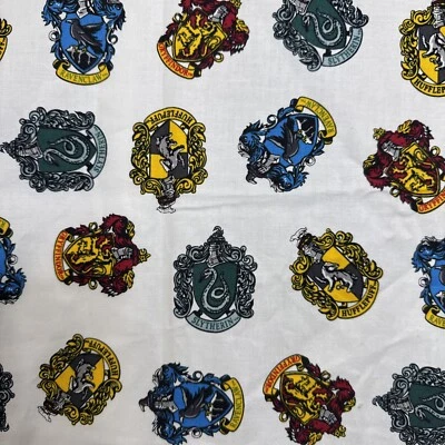 Гарри Поттер ткани Warner Bros белый многоцветный значки остаток W8 - Изображение 1 из 4