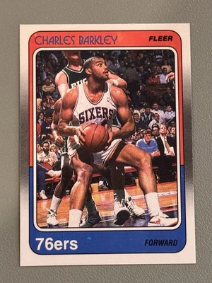 Fleer #85 1988-89 Charles Barkley Philadelphia 76ers Foto 1 de 2